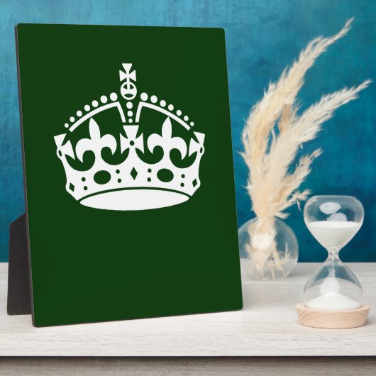 緑保の装飾のクラウン記号 フォトプラーク (側面)