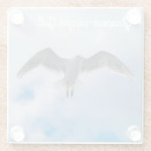 緑内翼カモメ ガラスコースター (裏面)