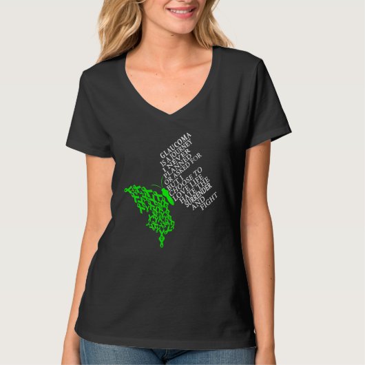 緑内障ウォリアー素晴らしム Tシャツ (正面)