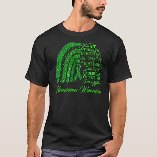 緑内障戦士素晴らし私 Tシャツ (正面)