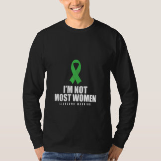 緑内障認識度生存者家族戦士 Tシャツ