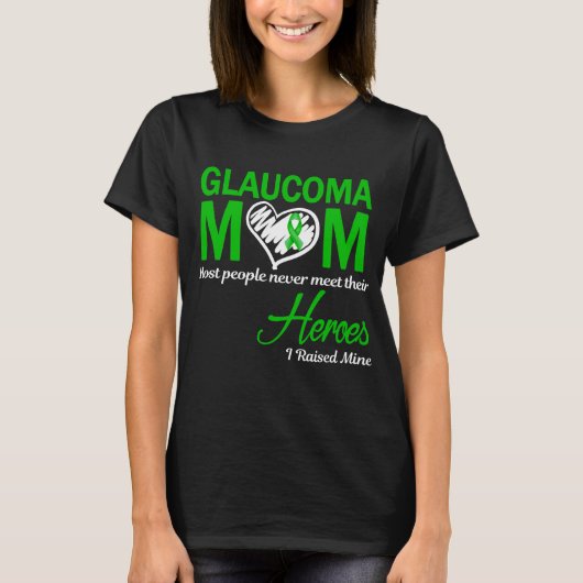 緑内障Mom I Raised Mine Tシャツ (正面)