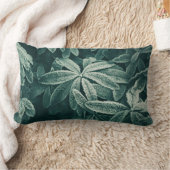 緑凍っていの腰枕 – アーモダントデザイン ランバークッション (ブランケット)