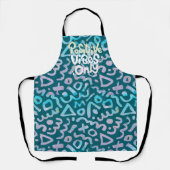 緑前向きの幾何学的 エプロン (正面)