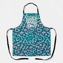 緑前向きの幾何学的 エプロン