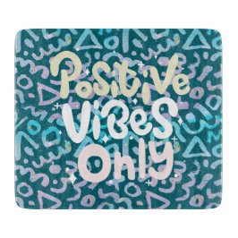 緑前向きの幾何学的 カッティングボード