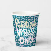 緑前向きの幾何学的 紙コップ (裏面)