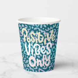 緑前向きの幾何学的 紙コップ