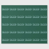 緑包装紙 ラッピングペーパー (フラット)