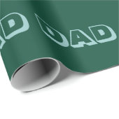 緑包装紙 ラッピングペーパー (ロールコーナー)