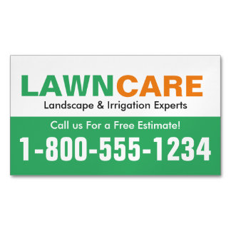 緑及びオレンジ数メモ マグネット名刺