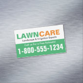 緑及びオレンジ数メモ マグネット名刺 (インサイチュ)