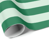 緑及びミントのストライプでパターン（の模様が）あるな紙 ラッピングペーパー (ロールコーナー)
