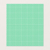 緑及び灰色象のベビーシャワー|の座席表 名刺 (内部フラット)