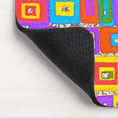 緑及び青の長方形のマウスパッド マウスパッド (コーナー)