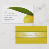 緑及び黄色 名刺 (正面/裏面)