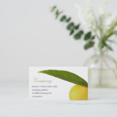 緑及び黄色 名刺 (スタンド正面)