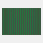 緑名門私立校風のとヤドリギのクリスマス ラッピングペーパーシート (正面2)