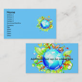 緑土の環境にやさしい名刺 名刺 (正面/裏面)