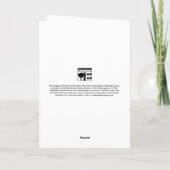 緑地帯博物館のメッセージカード カード (裏面)