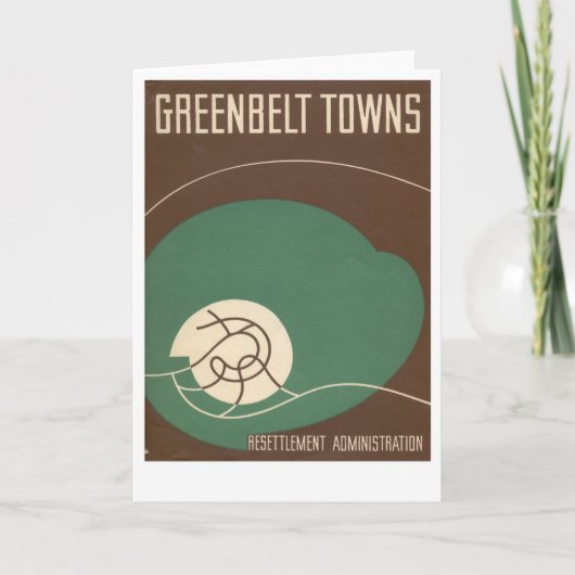 緑地帯博物館のメッセージカード カード (正面)