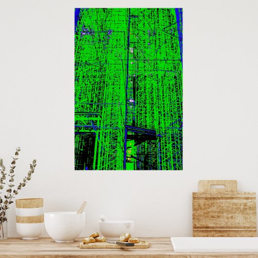 緑地足場 ポスター (キッチン)