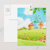 緑地 ポストカード (正面/裏面)