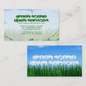 緑場面芝生サービス 名刺 (正面/裏面)