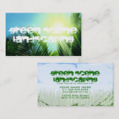 緑場面造園 名刺 (正面/裏面)