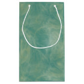 緑大理石抽象芸術 スモールペーパーバッグ (裏面)