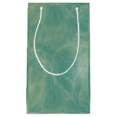 緑大理石抽象芸術 スモールペーパーバッグ (正面)