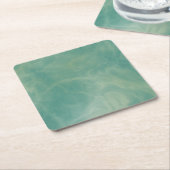 緑大理石抽象芸術 ペーパーコースター (アングル)