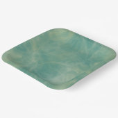 緑大理石抽象芸術 ペーパープレート (傾斜あり)