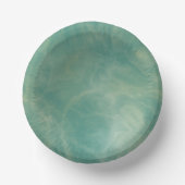 緑大理石抽象芸術 ペーパーボウル (正面)