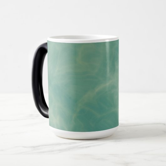 緑大理石抽象芸術 モーフィングマグカップ (正面左)