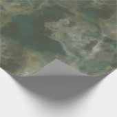 緑大理石抽象芸術 ラッピングペーパー (角)