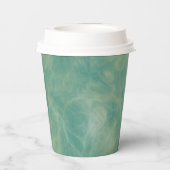 緑大理石抽象芸術 紙コップ (裏面)