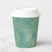 緑大理石抽象芸術 紙コップ (正面)