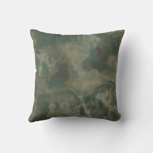 緑大理石 クッション (裏面)