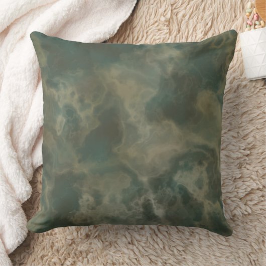 緑大理石 クッション (ブランケット)