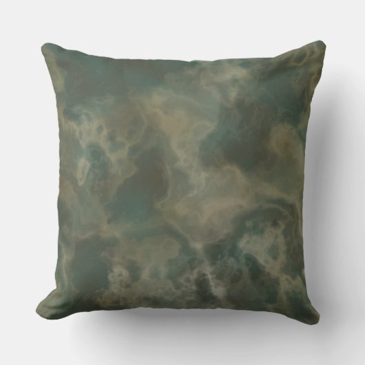 緑大理石 クッション (正面)