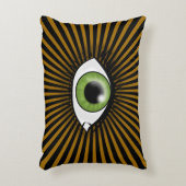 緑太陽のの目 アクセントクッション (正面(垂直))