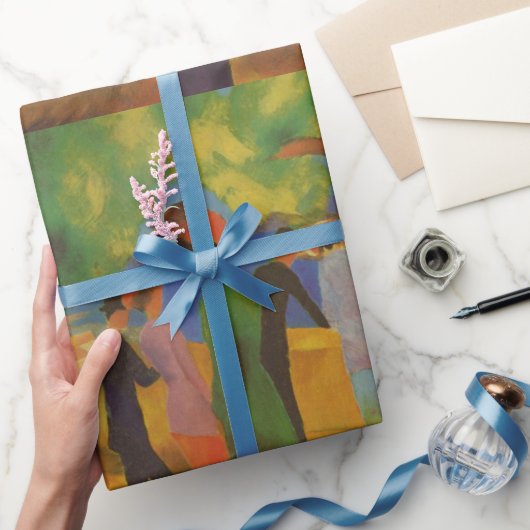 緑威厳があるのジャケットのラッピング紙のマッケレディ ラッピングペーパー (ギフト)