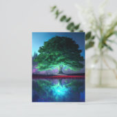 緑威厳のあるの木 ポストカード (スタンド正面)