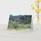 緑山 カード (黄色い花)