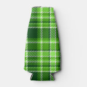 緑市松模様に色パターン ボトルクーラー (正面)