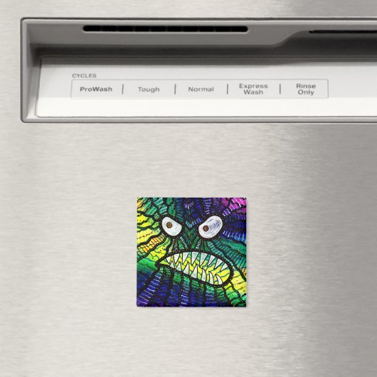 緑怒の怪物の歯 マグネット (インサイチュ (食洗機))