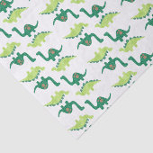 緑恐竜のティッシュペーパー 薄葉紙 (詳細)