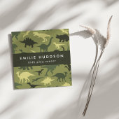 緑恐竜、キッズセ遊ン、アクティビティセンター スクエア名刺