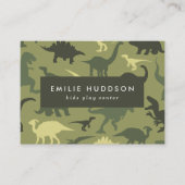 緑恐竜、キッズセ遊ン、アクティビティセンター 名刺 (正面)